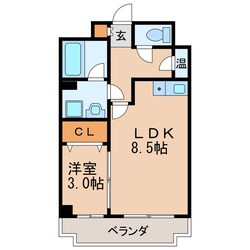 エポラール白壁の物件間取画像